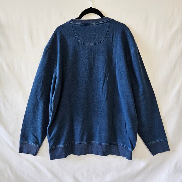 Levi's Men's Blue Crewneck Sweatshirt Retro Indigo XXL - Picture 2 of 8